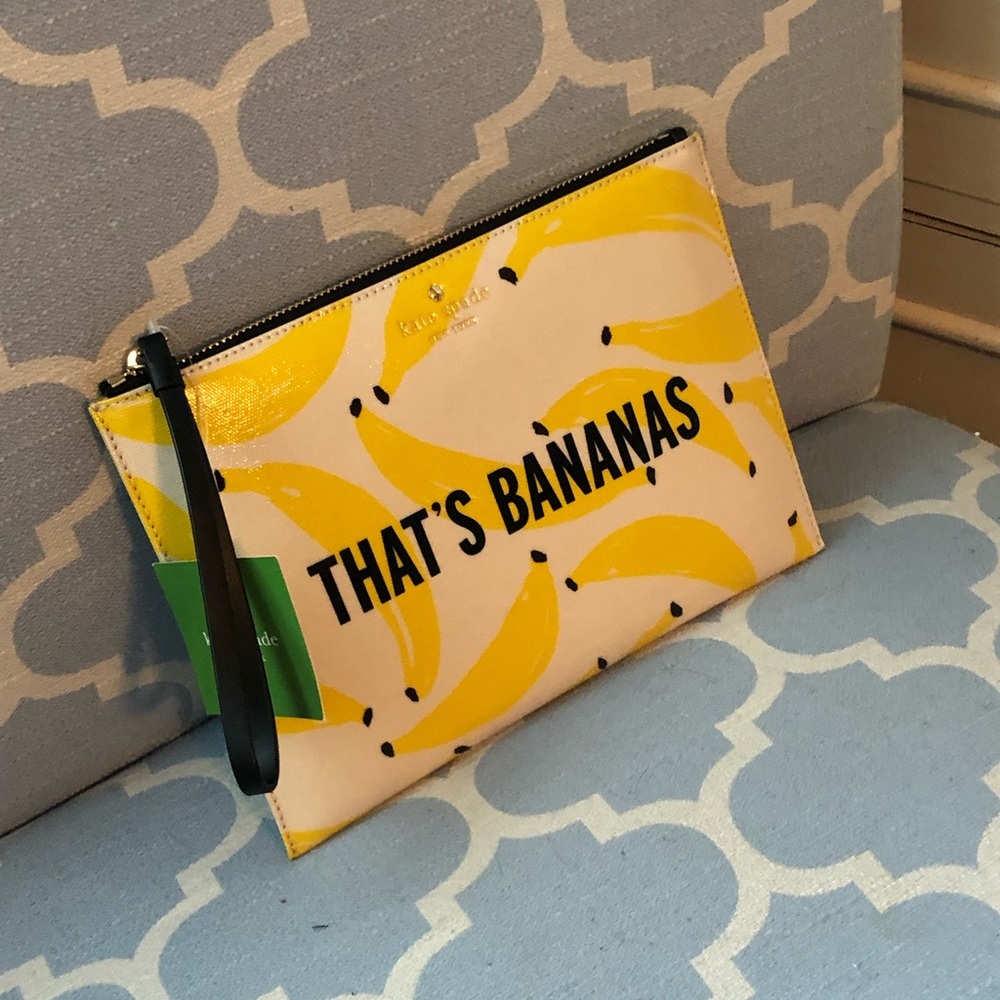 Kate Spade that’s bananas wristlet